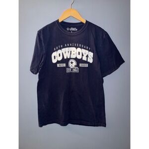 Dallas Cowboys Mens 60th Anniversary Navy Blue T-Shirt NFC East Est 1960 Size M